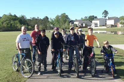 St. Jude Bike-a-thon participants