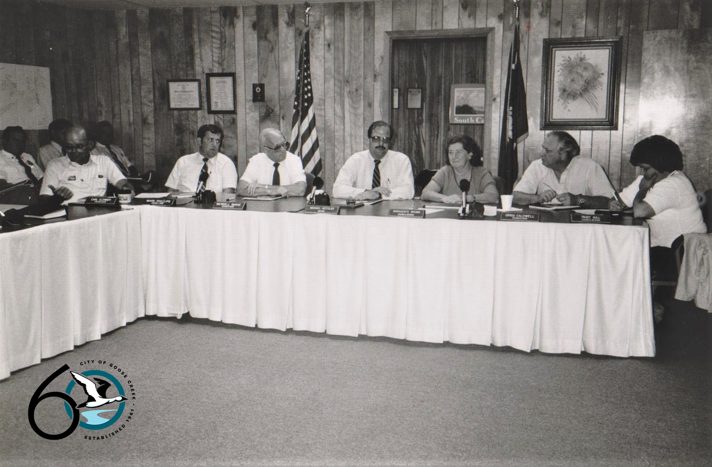 Goose Creek City Council in 1986