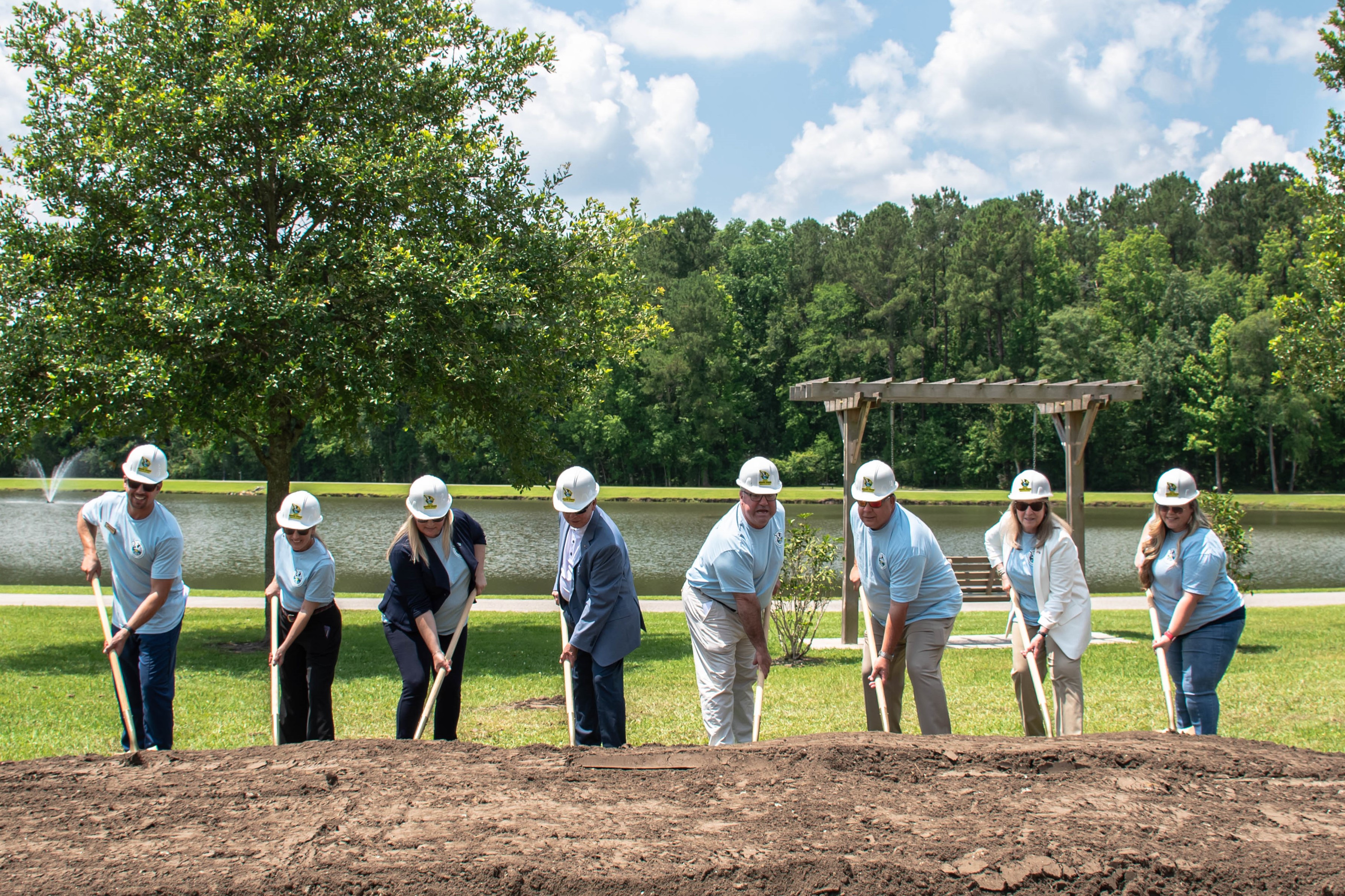 City Council at groundbreaking