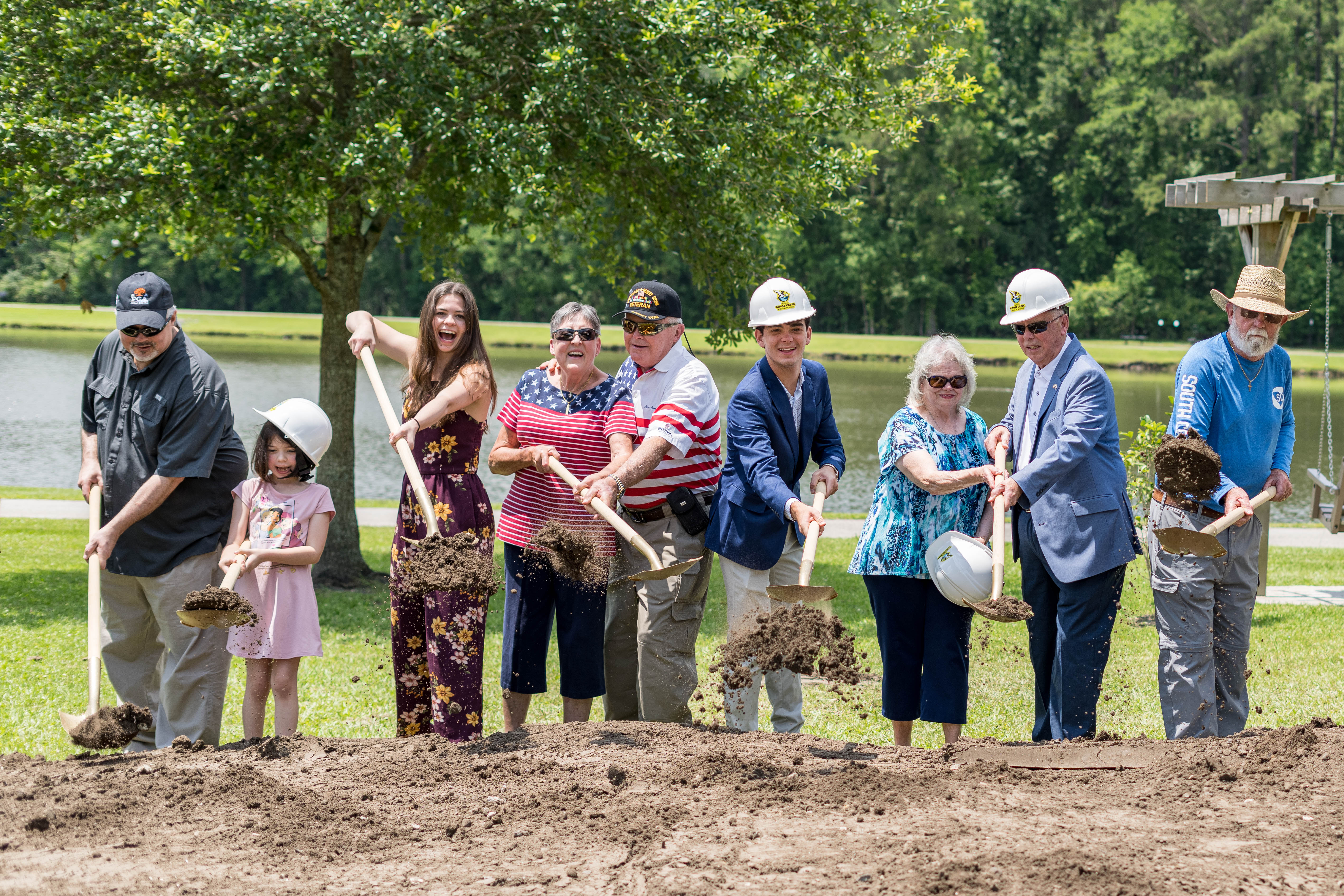 Groundbreaking group shot