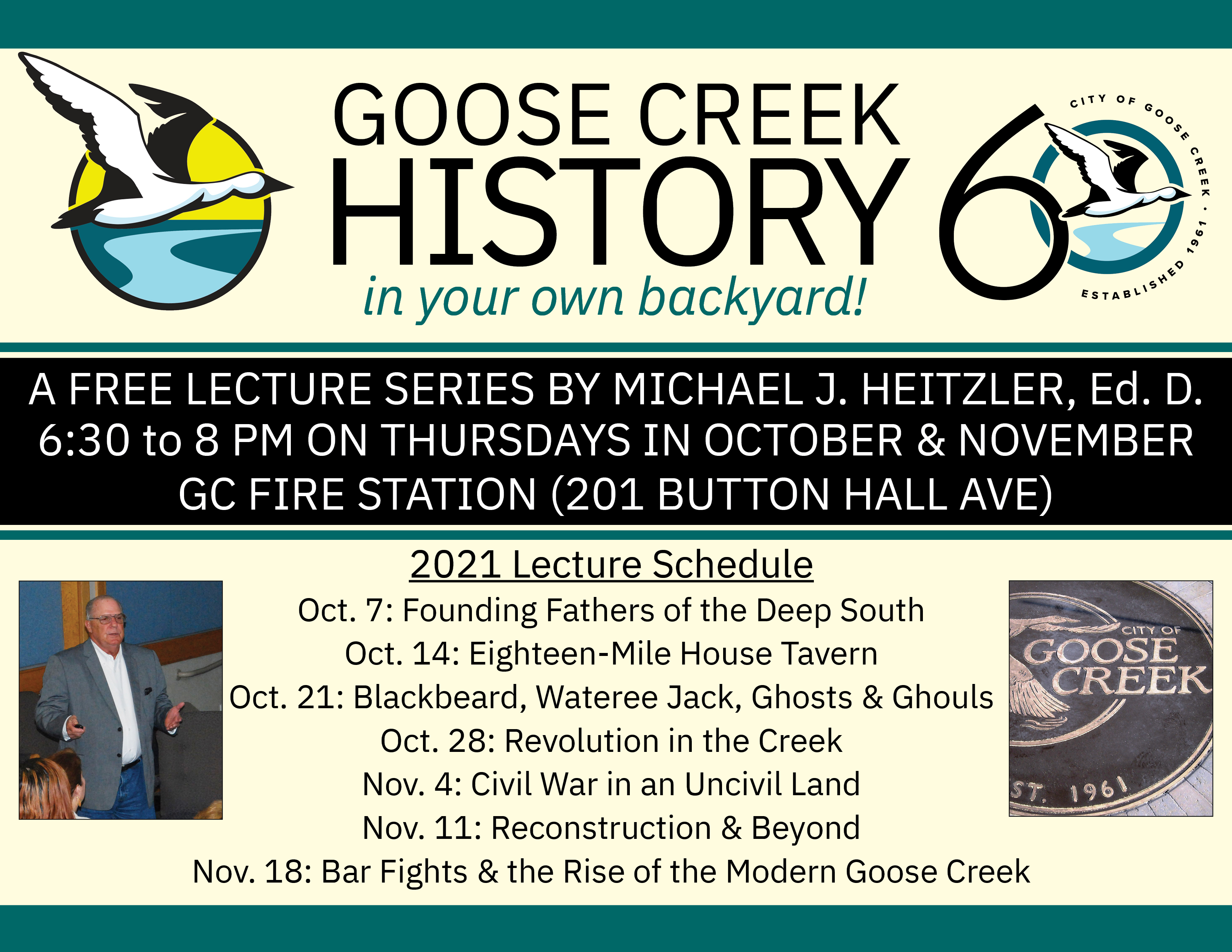 goose creek history flier