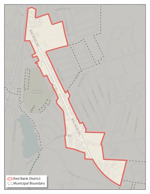 Map of the Red Bank Road District.