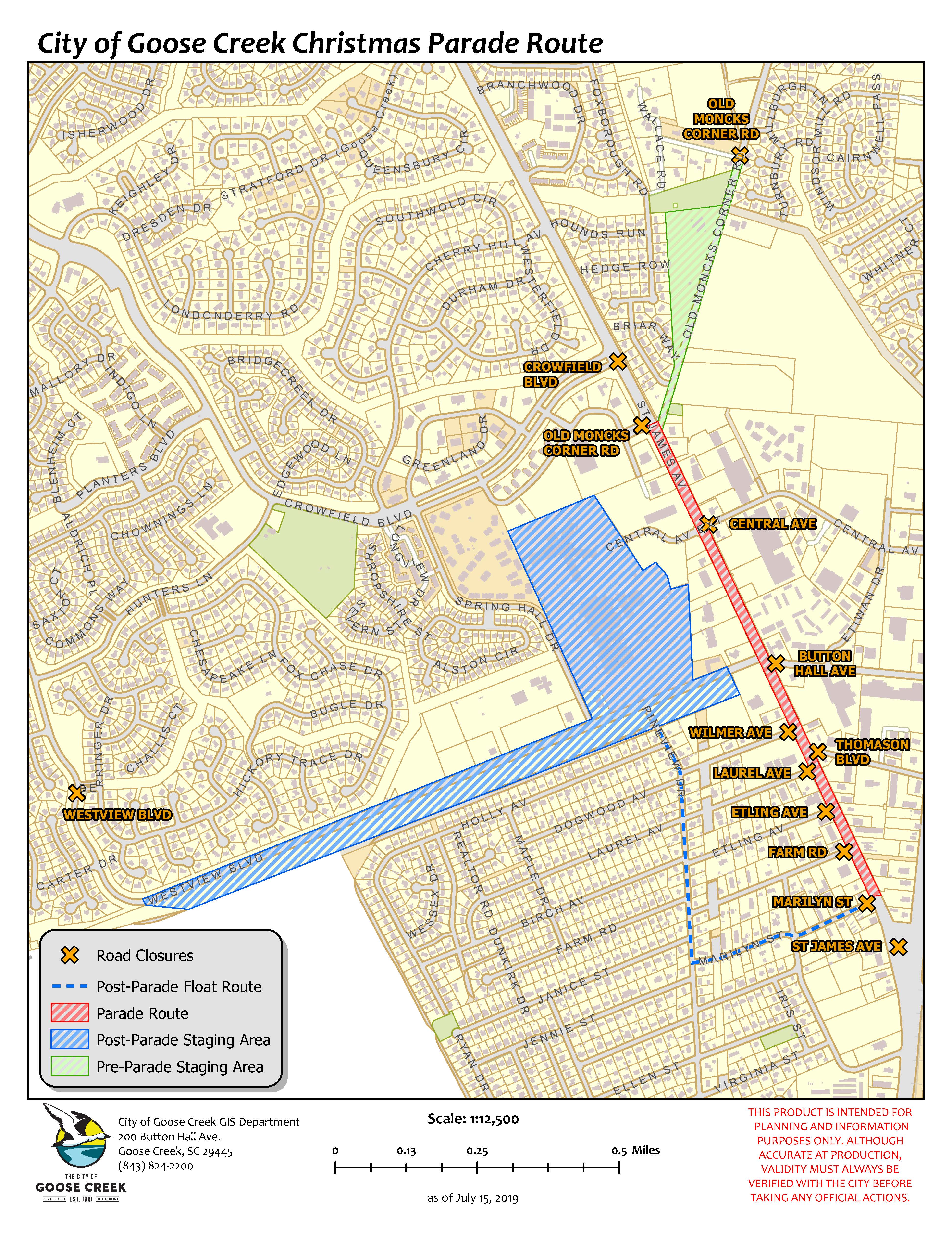 Parade Map