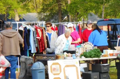 Yard Sale shoppers 