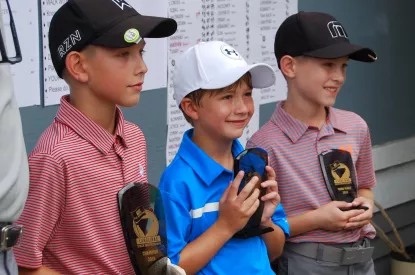 young golfers