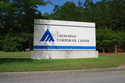 Crowfield Corporate Park sign