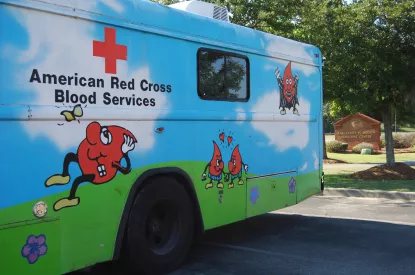 Bloodmobile at Municipal Center