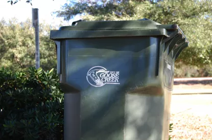 Goose Creek trash container
