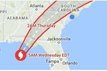 Hurricane Michael Map