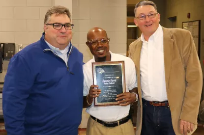 Employee of the Year Zatomie Harris