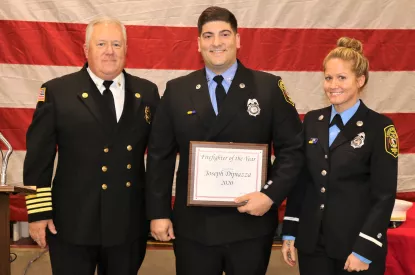 Firefighter of the Year Joseph Dipiazza