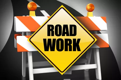 road work graphic