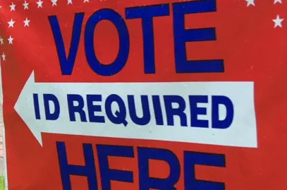 Voting sign
