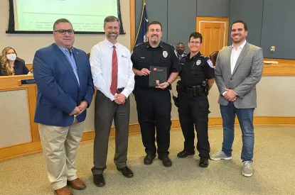 Lt. Battista receives MADD award on May 11