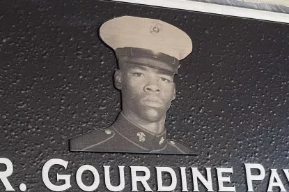 Larry R Gourdine plaque