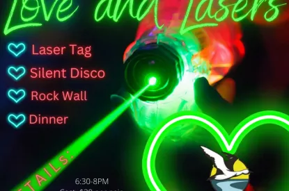 Love and Lasers flier