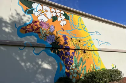 City mural